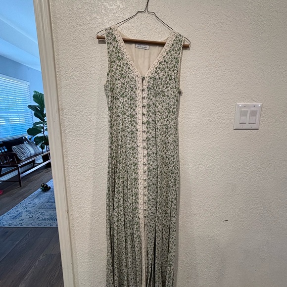 NWOT Zoco Honey Floral Maxi Dress | Lace | Button Front | Small - Picture 5 of 8